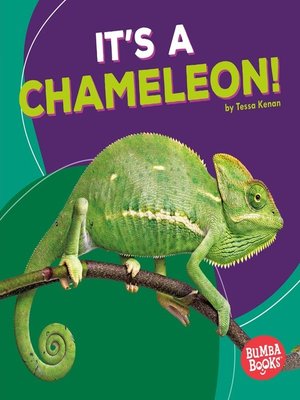 cover image of It's a Chameleon!